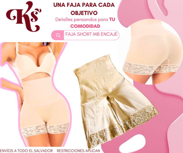 Faja short MB encaje - Image 2