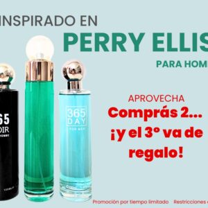 Trío inspirado en Perry Ellis