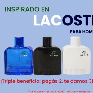 Trío inspirado en Lacoste