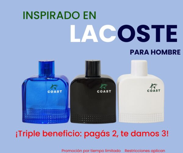 Trío inspirado en Lacoste