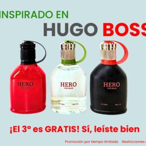 Trío inspirado en Hugo Boss